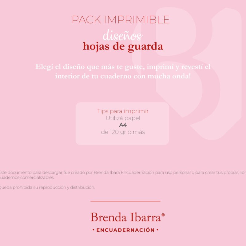 PACK DE HOJAS DE GUARDA